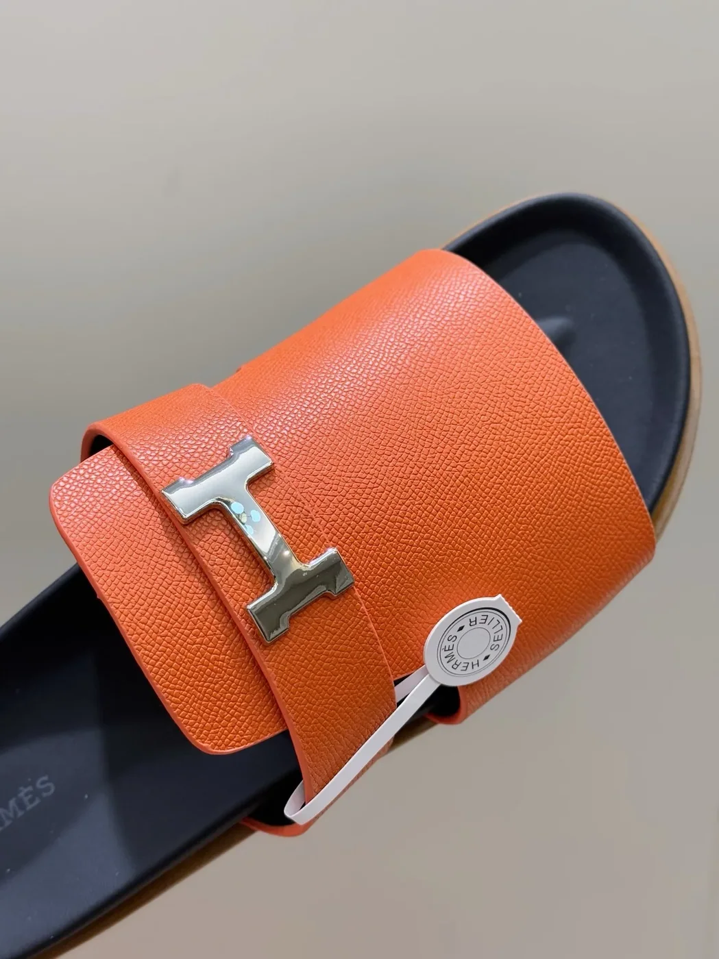 Hermes Jaures Sandals Orange Hermes Jaures Sandals Orange