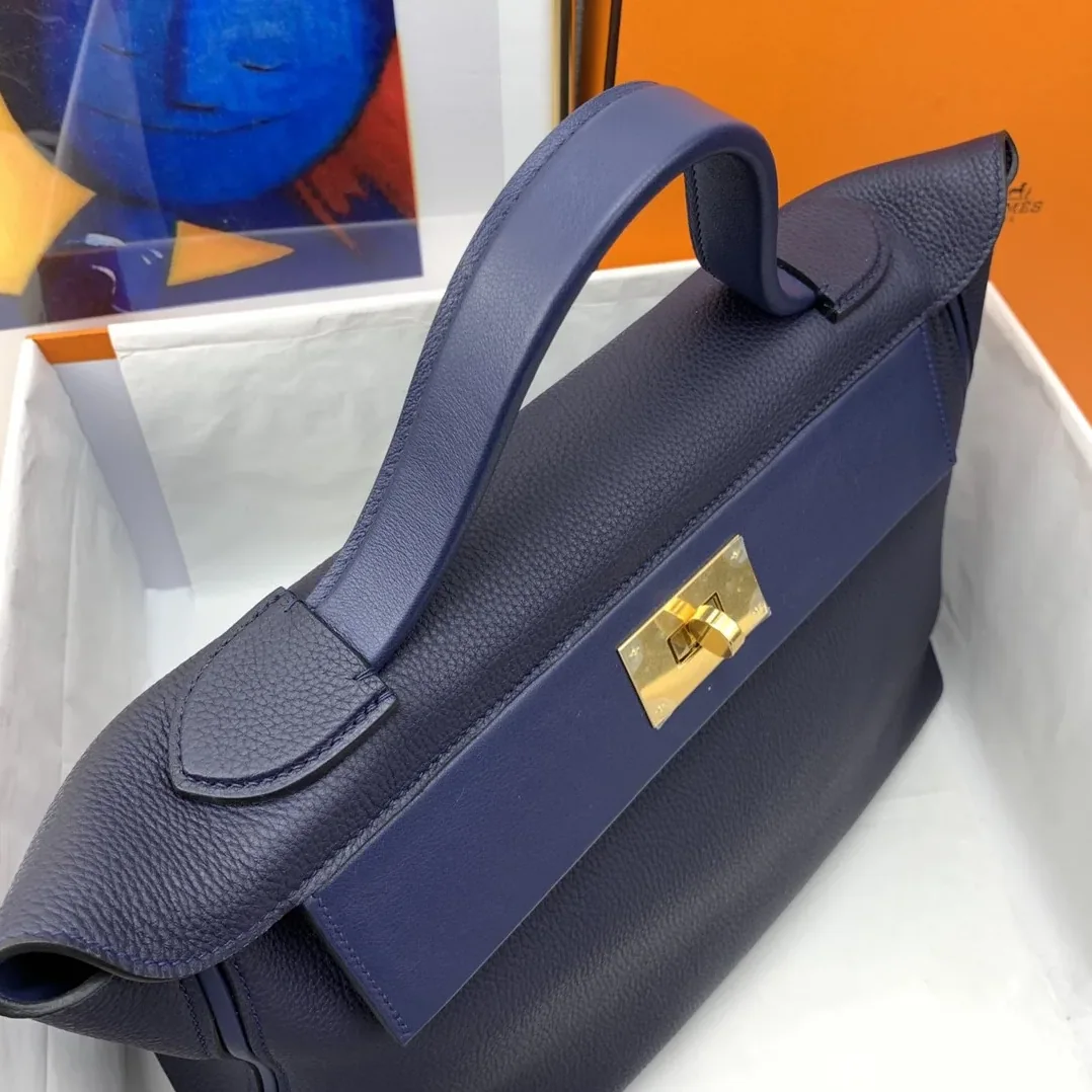 Hermes Evercolor Swift Navy Blue Hermes Evercolor Swift Navy Blue