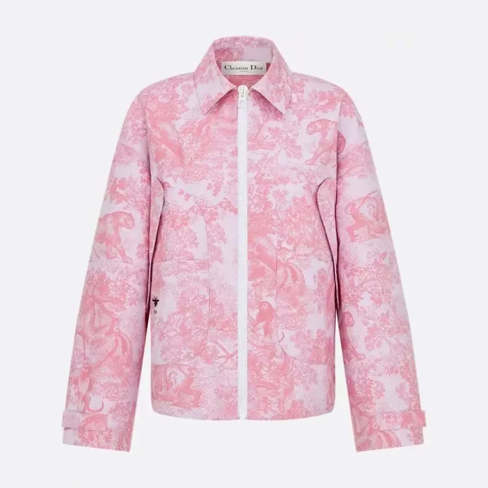 Dior Dioriviera Jacket White Jacquard Technical Taffeta for Women Dior Dioriviera Jacket White Jacquard Technical Taffeta for Women
