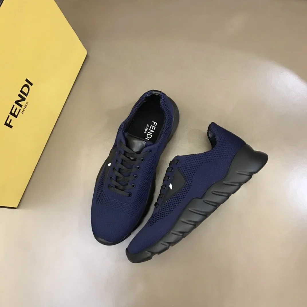 Fendi Force Dark Blue Sneakers Fendi Force Dark Blue Sneakers