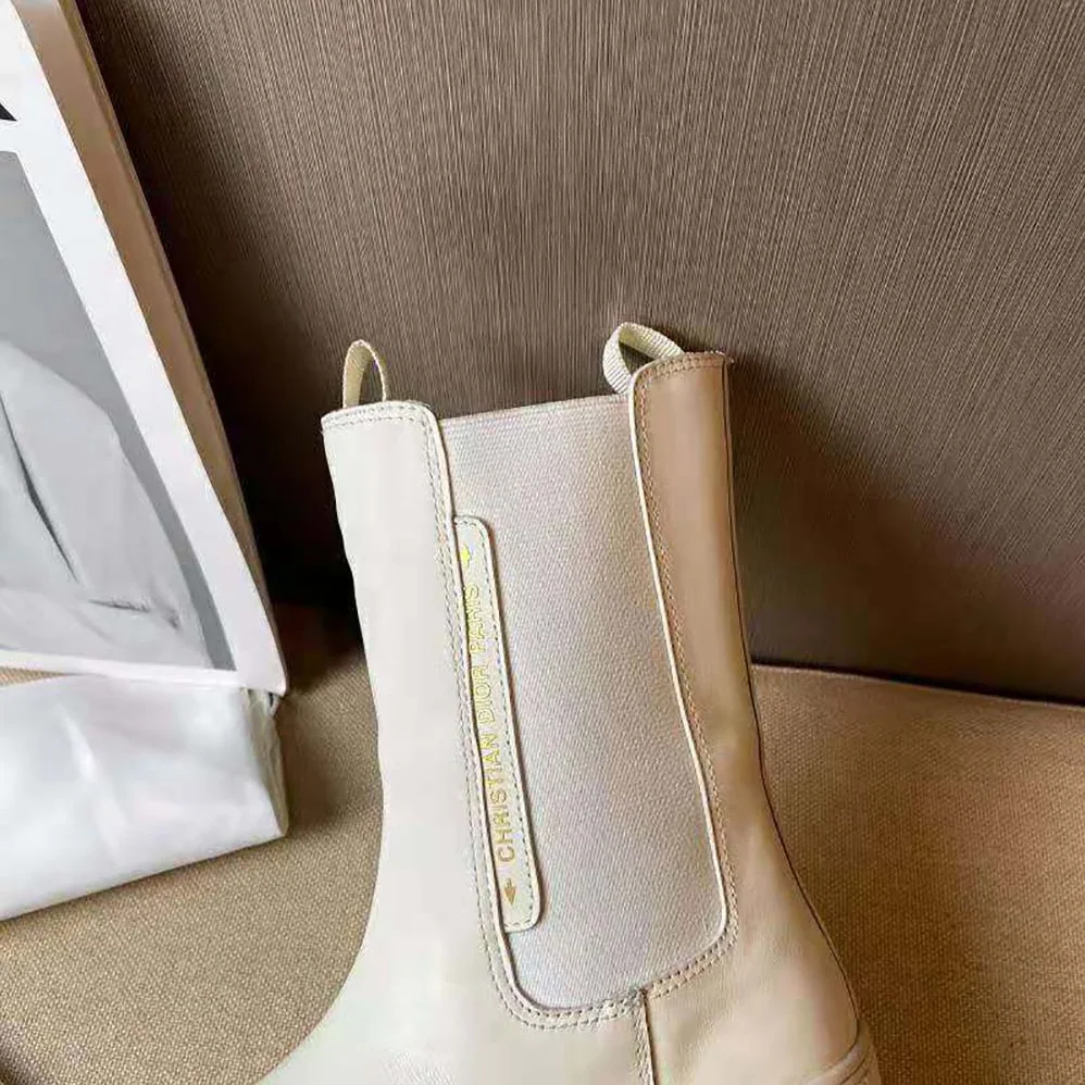 Dior Trial Ankle Boot White Calfskin for Women Dior Trial Ankle Boot White Calfskin for Women