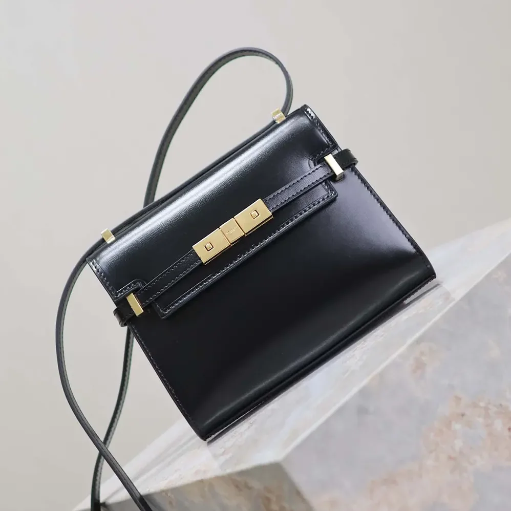 Saint Laurent YSL Mini Manhattan in Box Saint Laurent for Women in Black