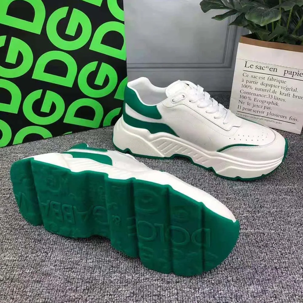 Dolce Gabbana D&G Daymaster Sneakers in Nappa Calfskin for Men in Green Dolce Gabbana D&G Daymaster Sneakers in Nappa Calfskin for Men in Green