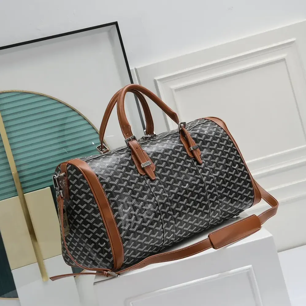 Goyard Boston 50 Bag for Unisex in Brown