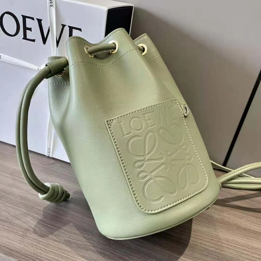 Loewe Small Sailor Bag in Nappa Calf for Women in Lime Loewe Small Sailor Bag in Nappa Calf for Women in Lime