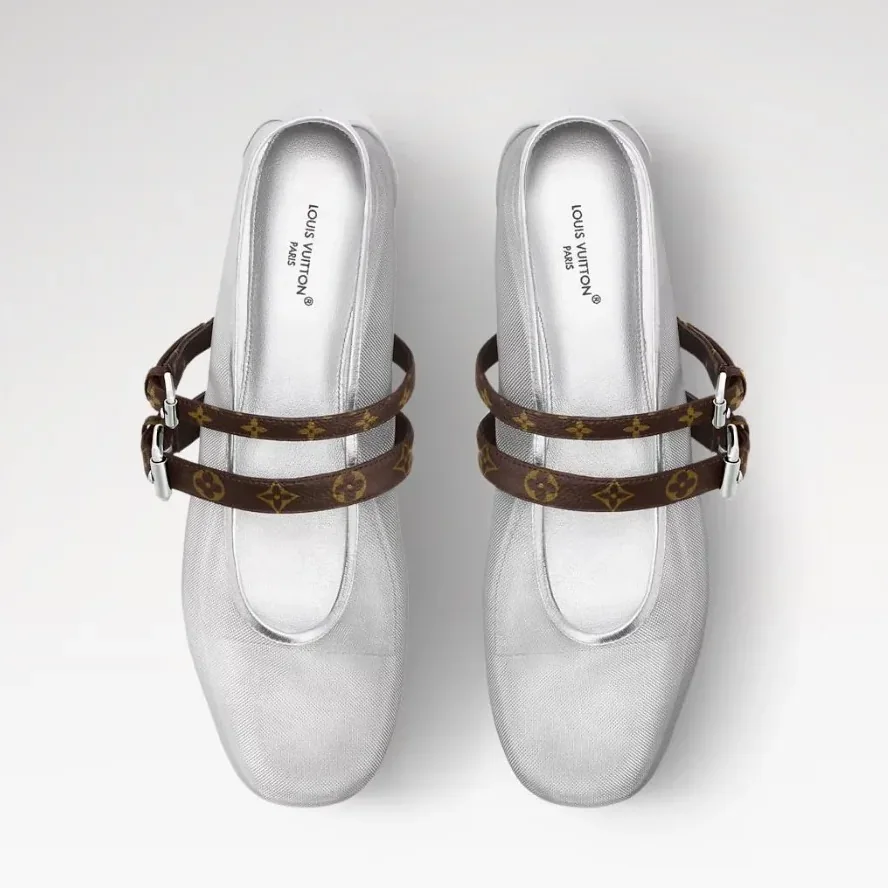 Louis Vuitton Ballet Ballerina Silver 1AIS37
