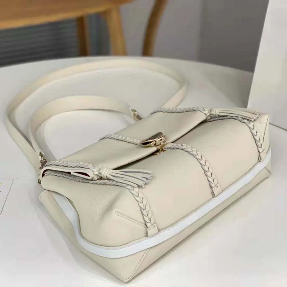 Chloe Penelope Medium Soft Shoulder Bag for Women in White