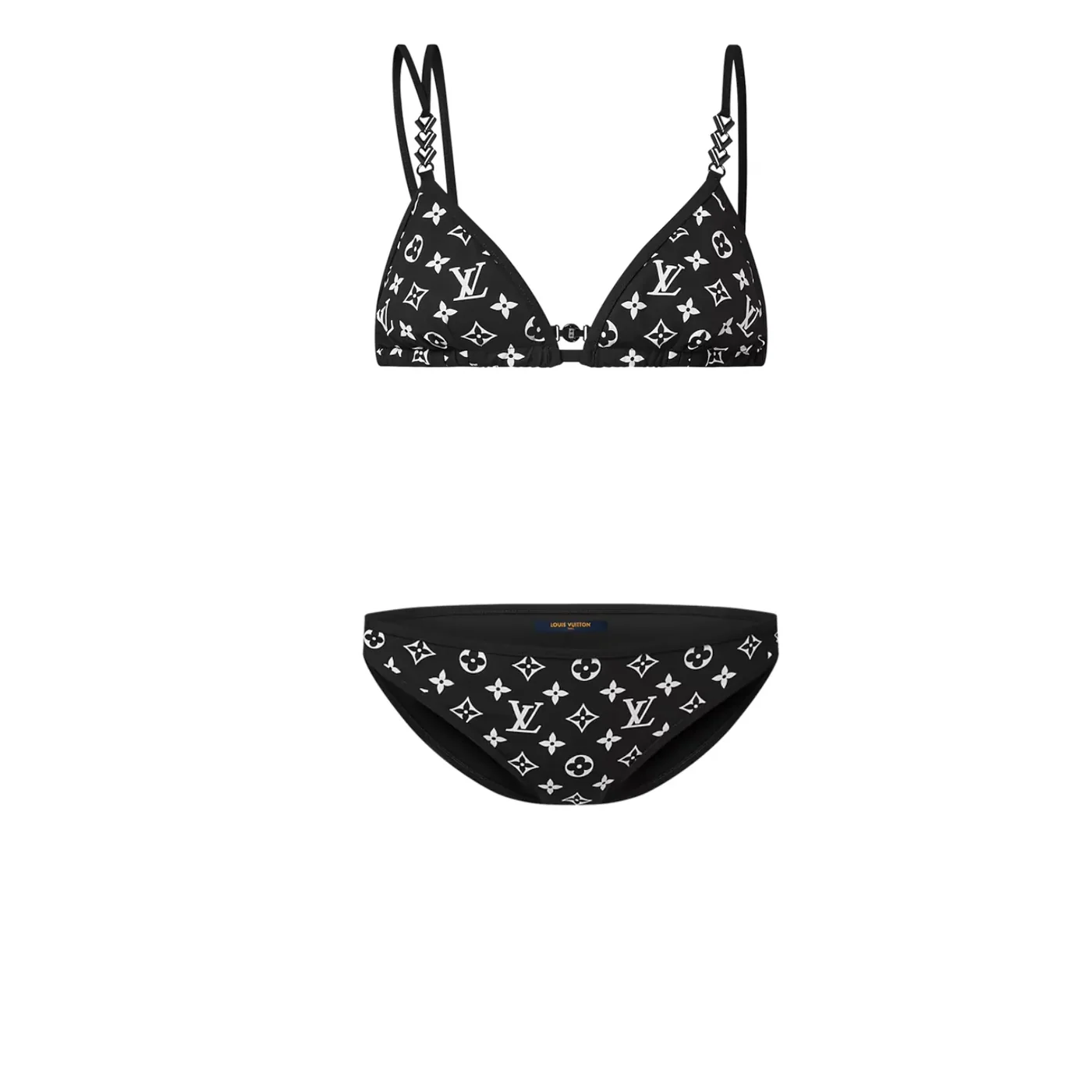 Louis Vuitton Graphic Monogram Bikini Black 1ABYQY