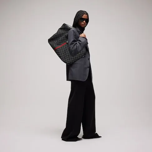 Gucci Giglio Large Tote Bag in Black Palladium Hardware