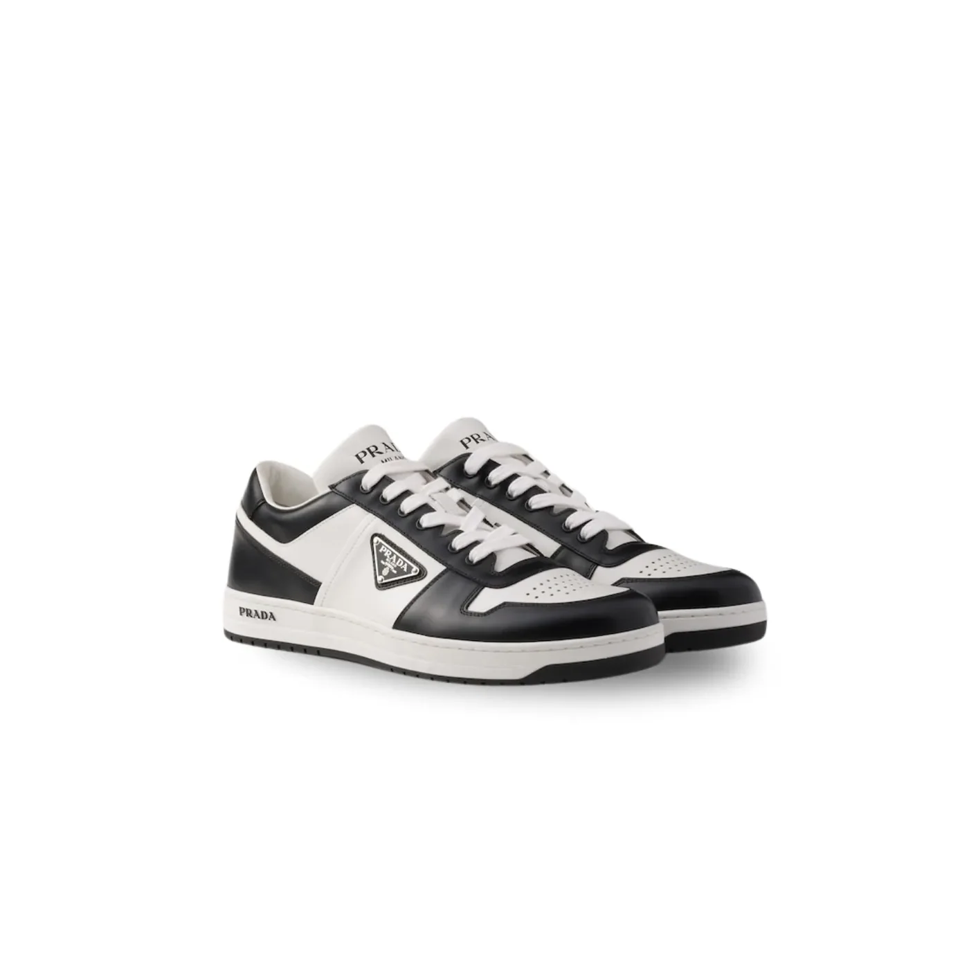 Prada Downtown Leather Sneakers White/Black 2EE364_3LKG_F0T8F_F_D001 Prada Downtown Leather Sneakers White/Black 2EE364_3LKG_F0T8F_F_D001