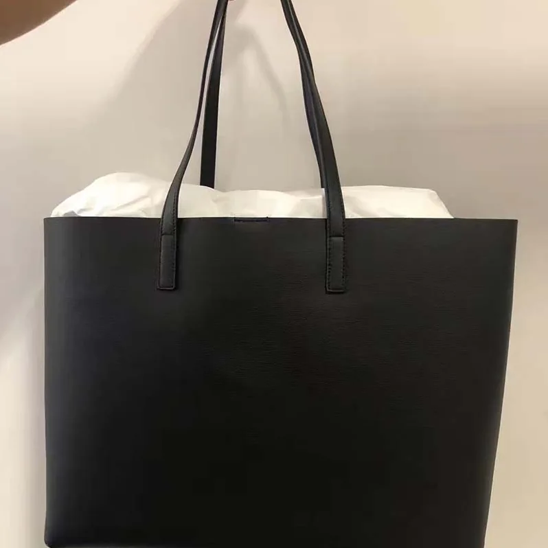 Saint Laurent YSL Shopping Saint Laurent Tote Black Leather for Women Saint Laurent YSL Shopping Saint Laurent Tote Black Leather for Women