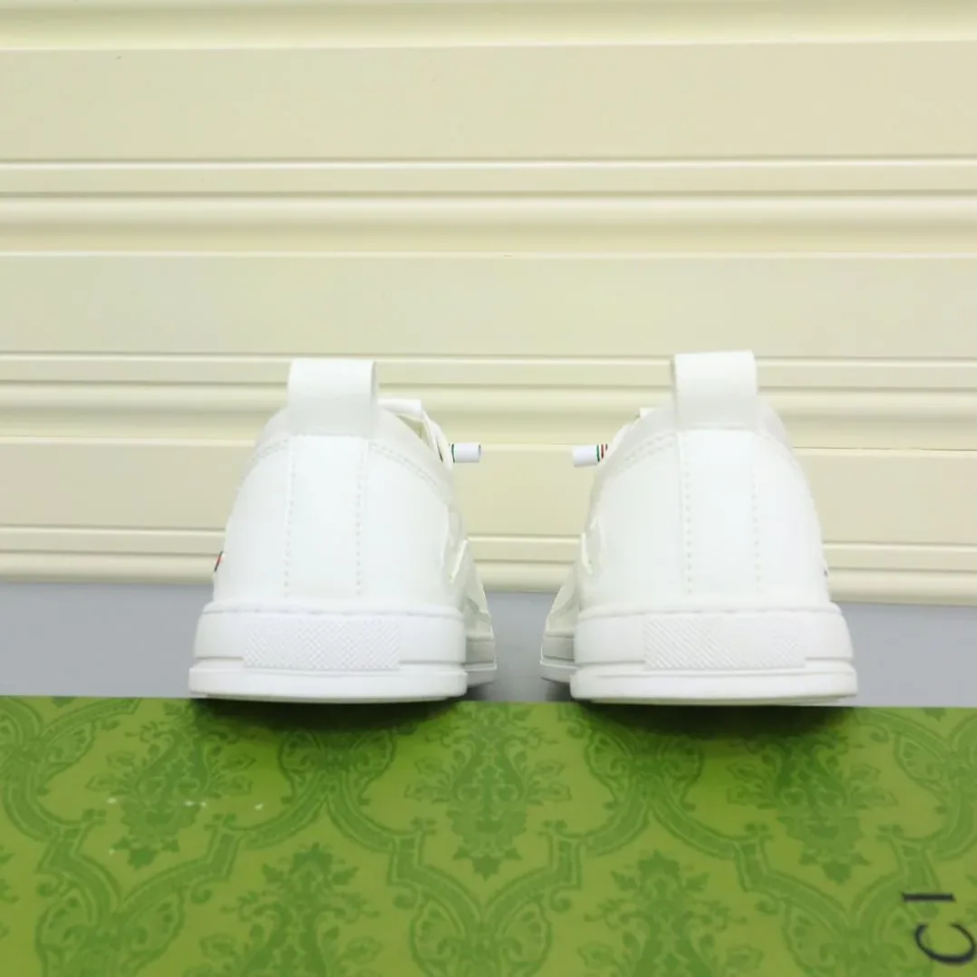 Gucci Sneakers With Twisted Rope Embroidered White for Men