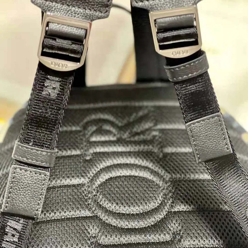 Dior Rider Backpack Beige and Black Maxi Dior Oblique Jacquard for Men Dior Rider Backpack Beige and Black Maxi Dior Oblique Jacquard for Men