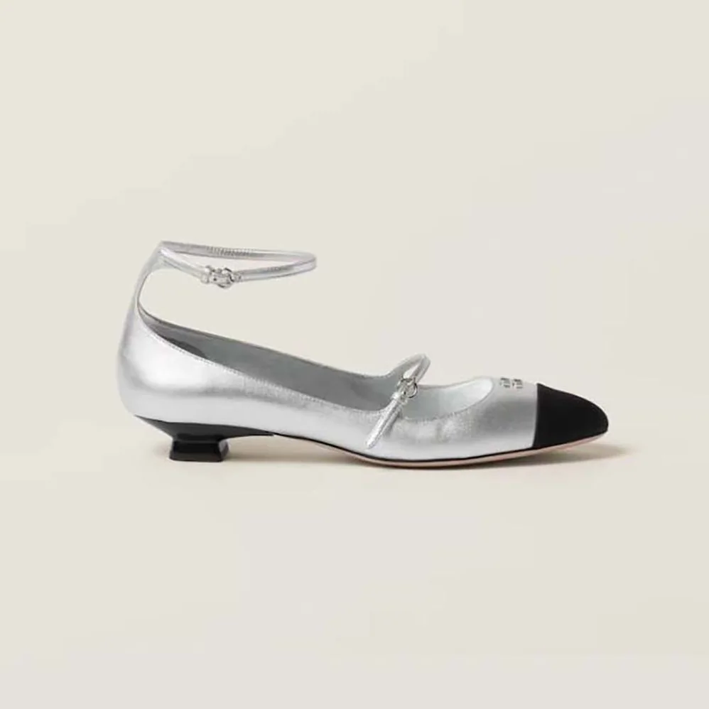 Miu Miu Mordoré Nappa Leather and Grosgrain Pumps for Women