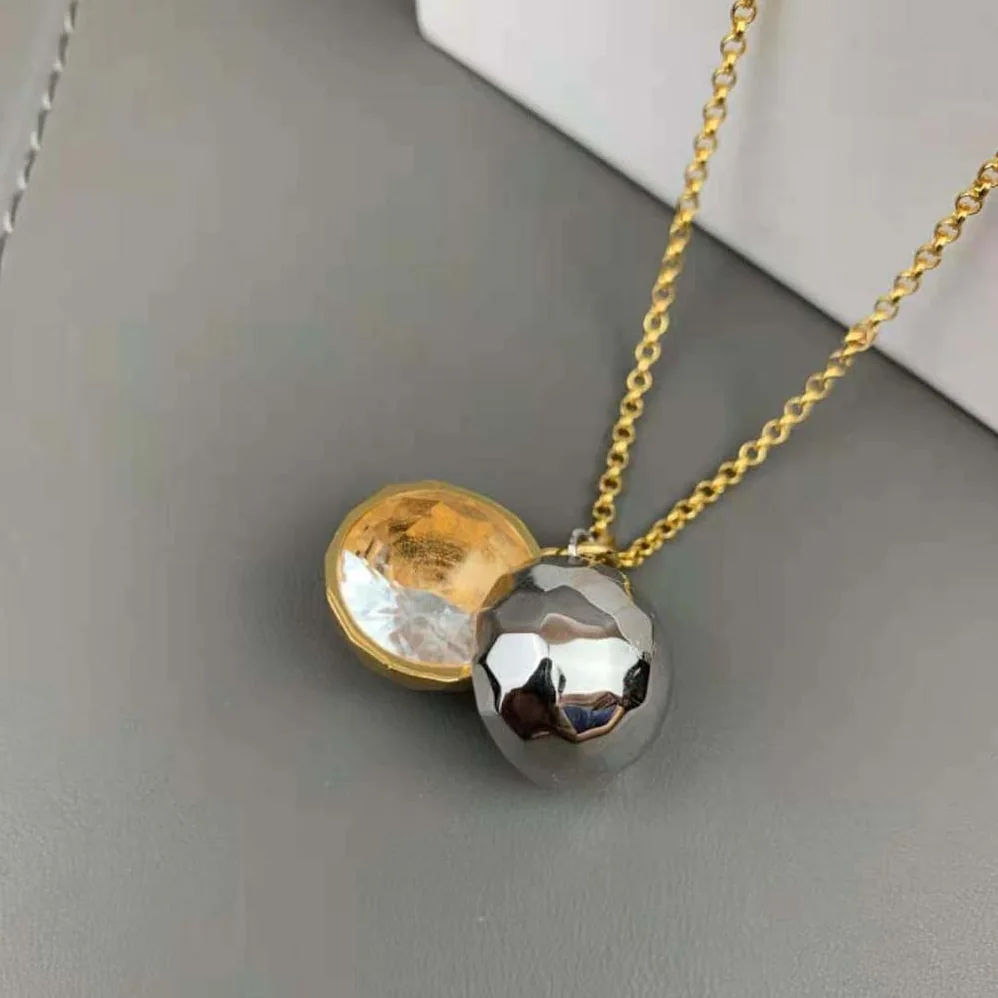 Loewe Sphere Pendant in Crystal and Metal for Women Loewe Sphere Pendant in Crystal and Metal for Women