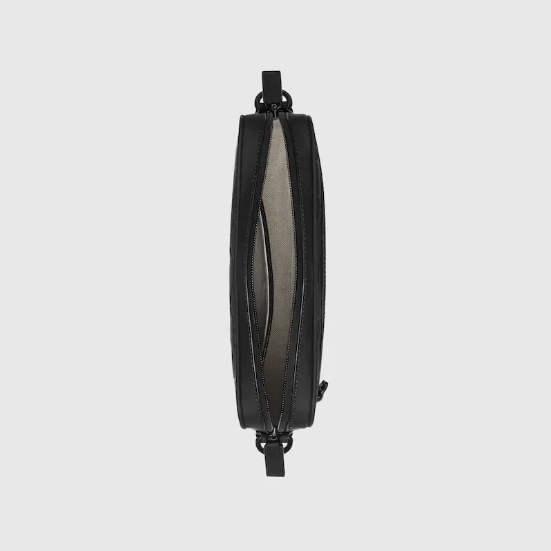 Gucci Rubber-Effect Small Crossbody Bag Black / Gucci Rubber-Effect Small Crossbody Bag Black /