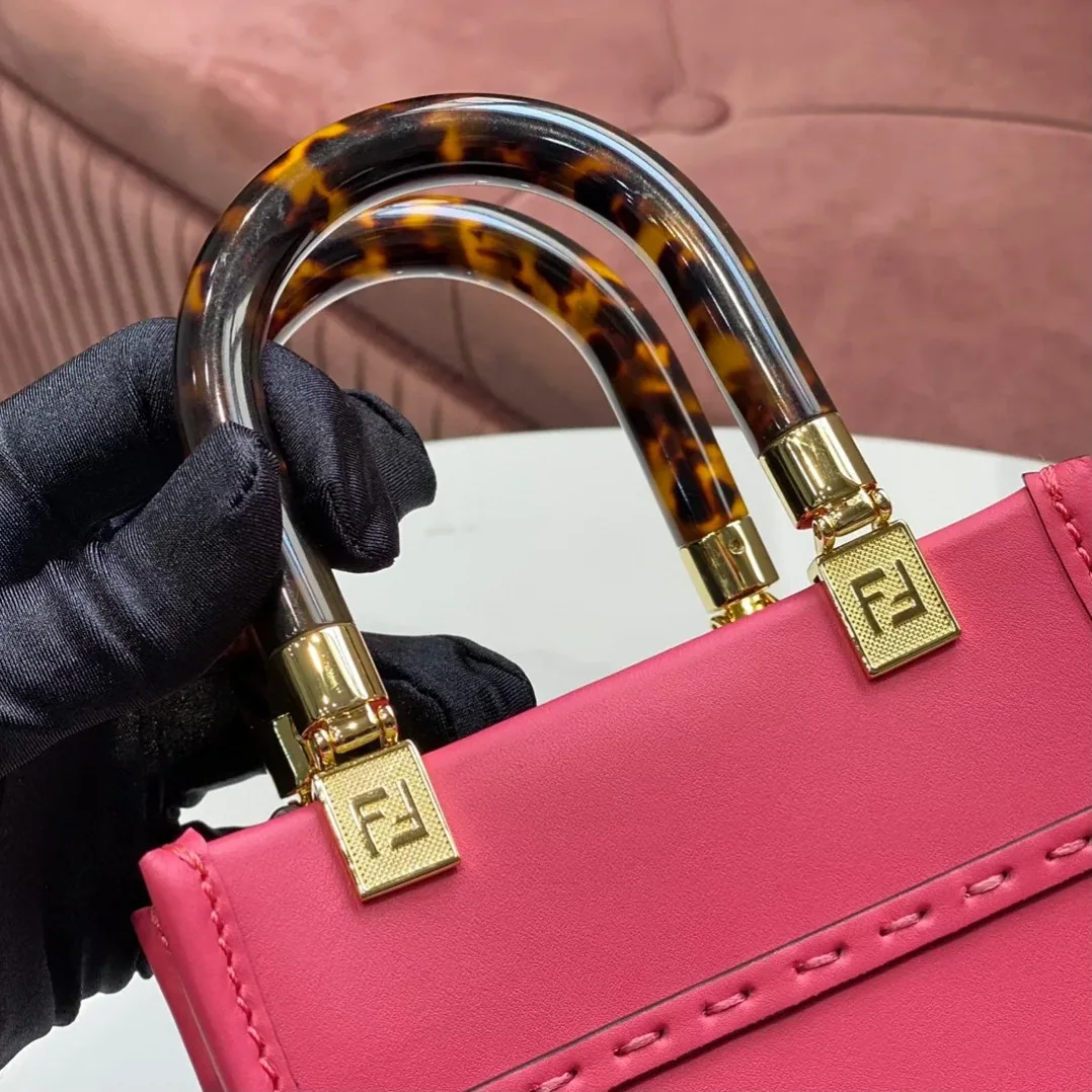 Fendi FD Sunshine Mini Shopper Bag Pink / 8BS051ABVLF1HB7 Fendi FD Sunshine Mini Shopper Bag Pink / 8BS051ABVLF1HB7