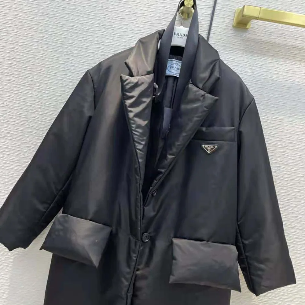 Prada Re-Nylon Down Coat Goose Down Padding for Women Prada Re-Nylon Down Coat Goose Down Padding for Women