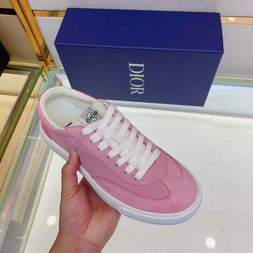 Dior B101 Sneaker Pink Nubuck Calfskin for Men Dior B101 Sneaker Pink Nubuck Calfskin for Men