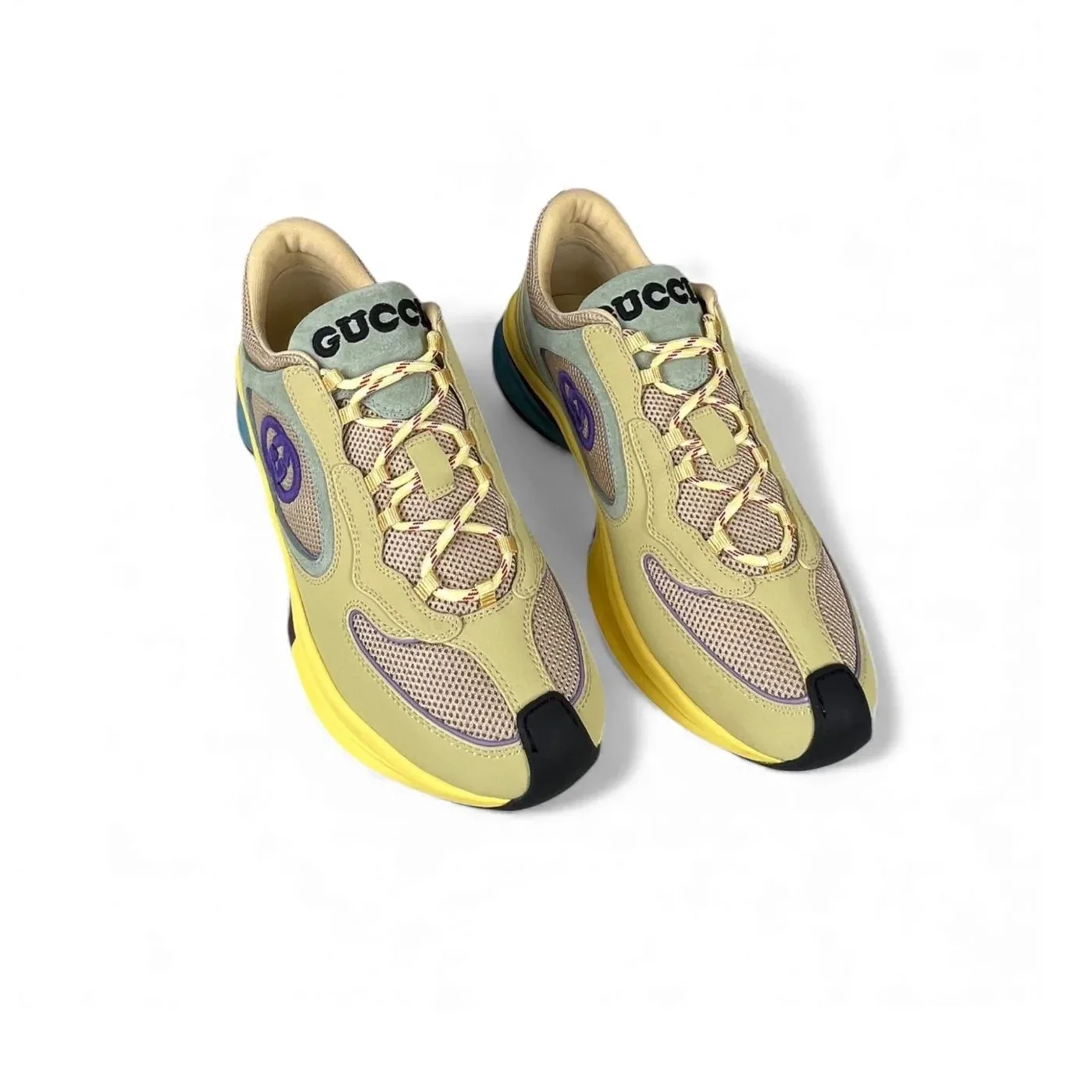 Gucci Gucci Run Sneaker Yellow for Women Gucci Gucci Run Sneaker Yellow for Women