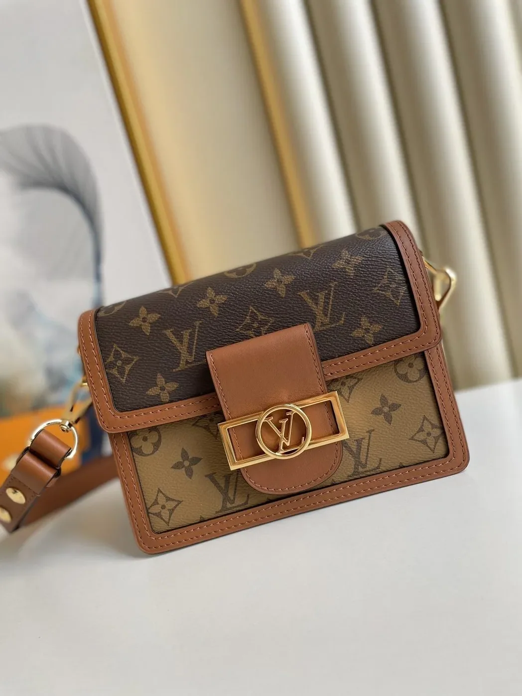 Louis Vuitton Mini Dauphine Monogram And Monogram Reverse Canvas By Nicolas Ghesquière For Spring in Summer