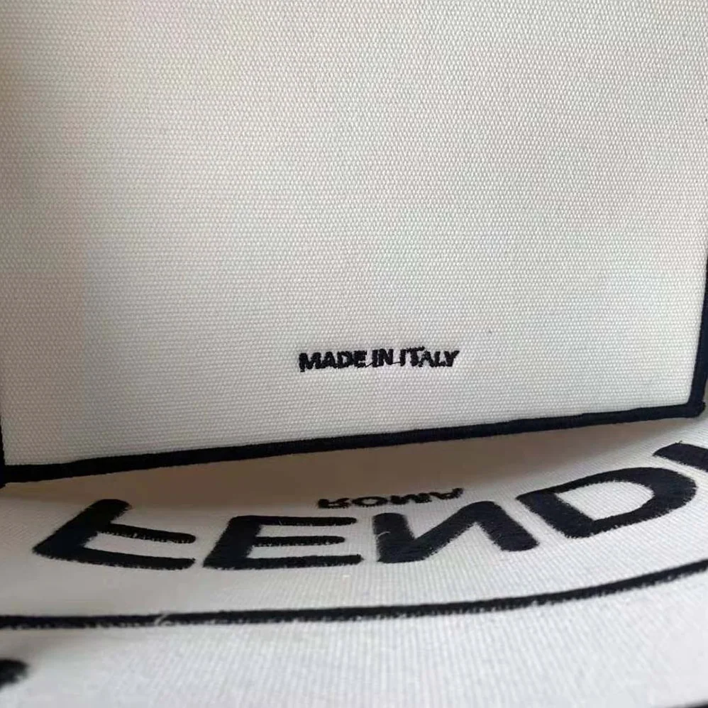 Fendi Medium Fendi Roma Shopper Undyed Canvas Shopper Bag for Women