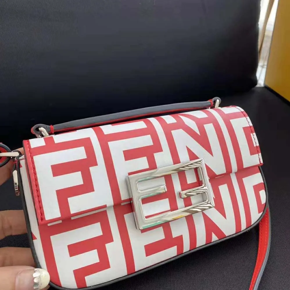 Fendi Baguette Lunar New Year Capsule Two for Women in Tone Leather Bag Fendi Baguette Lunar New Year Capsule Two for Women in Tone Leather Bag