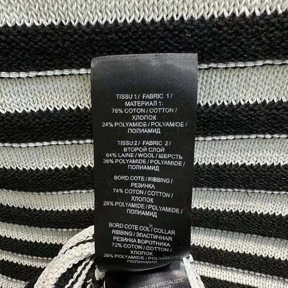 Balmain Sailor-Striped Cotton for Women in Blend Knit Dress Balmain Sailor-Striped Cotton for Women in Blend Knit Dress
