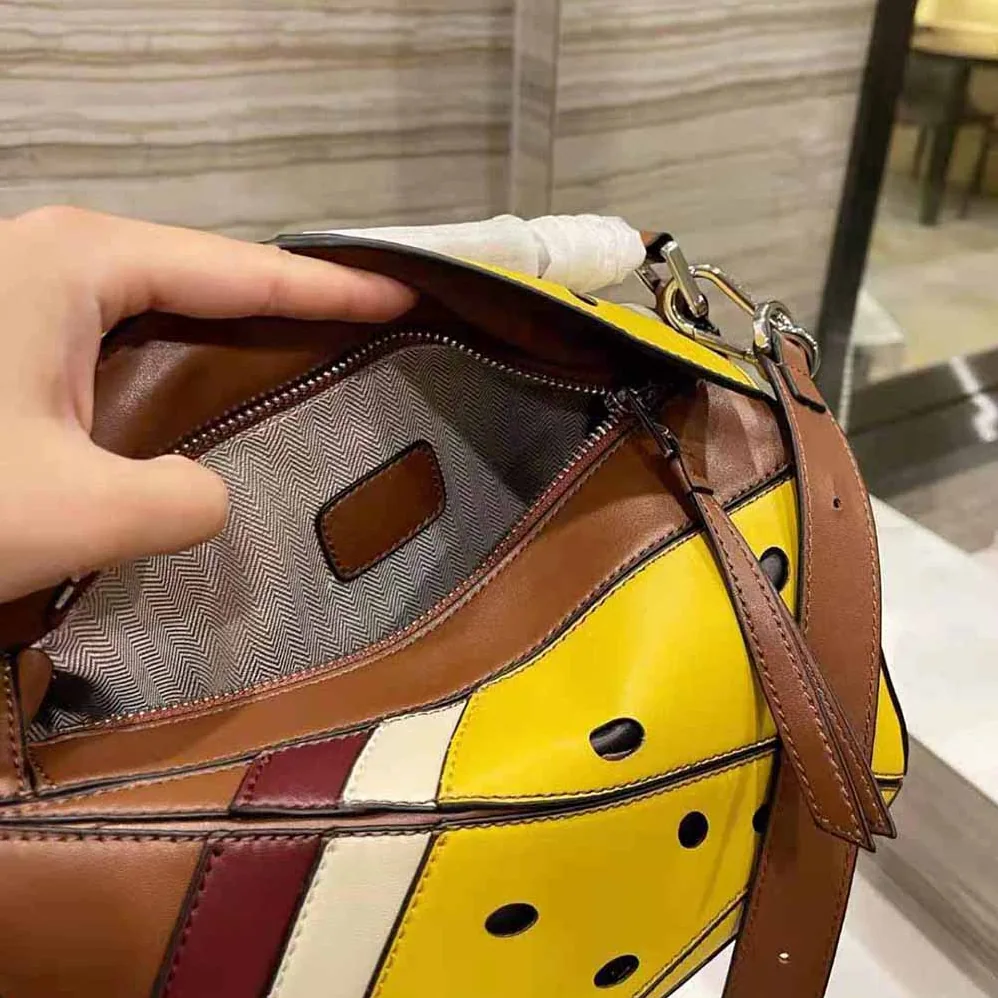 Loewe Passion Fruit Mini Puzzle Bag in Classic Calfskin for Women