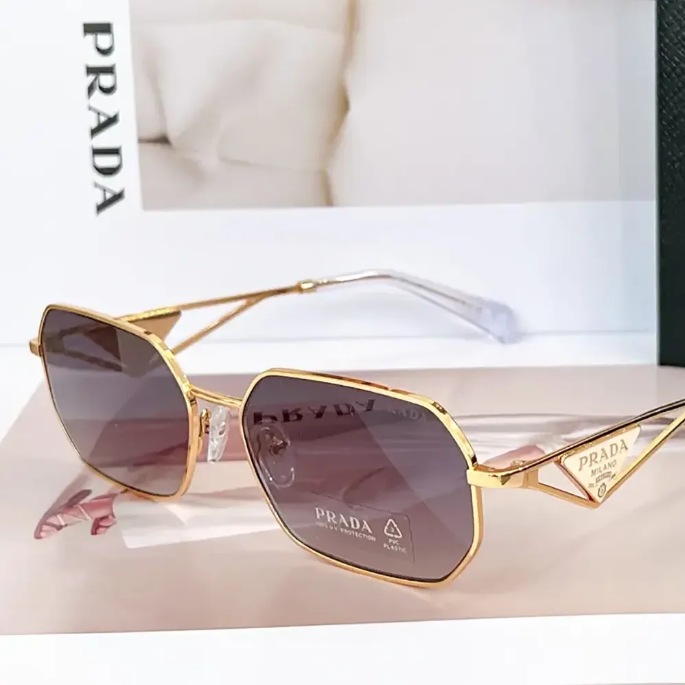 Prada Sunglasses with Triangle Logo for Unisex Prada Sunglasses with Triangle Logo for Unisex
