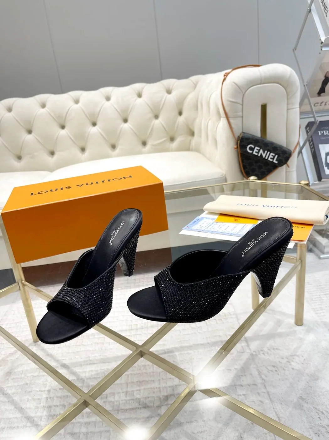 Louis Vuitton Super Mule Black