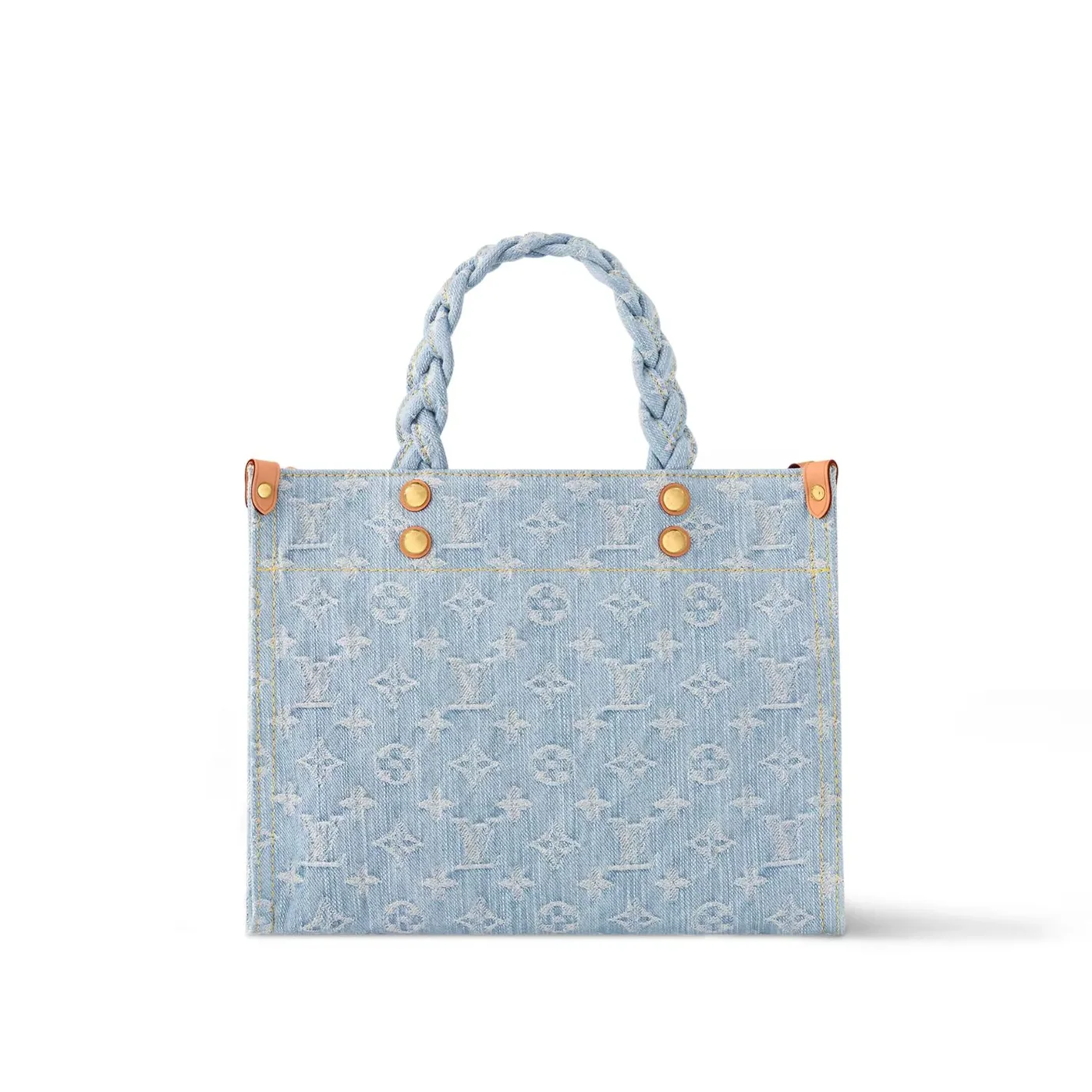 Louis Vuitton Let Go PM Denim Handbag Blue /