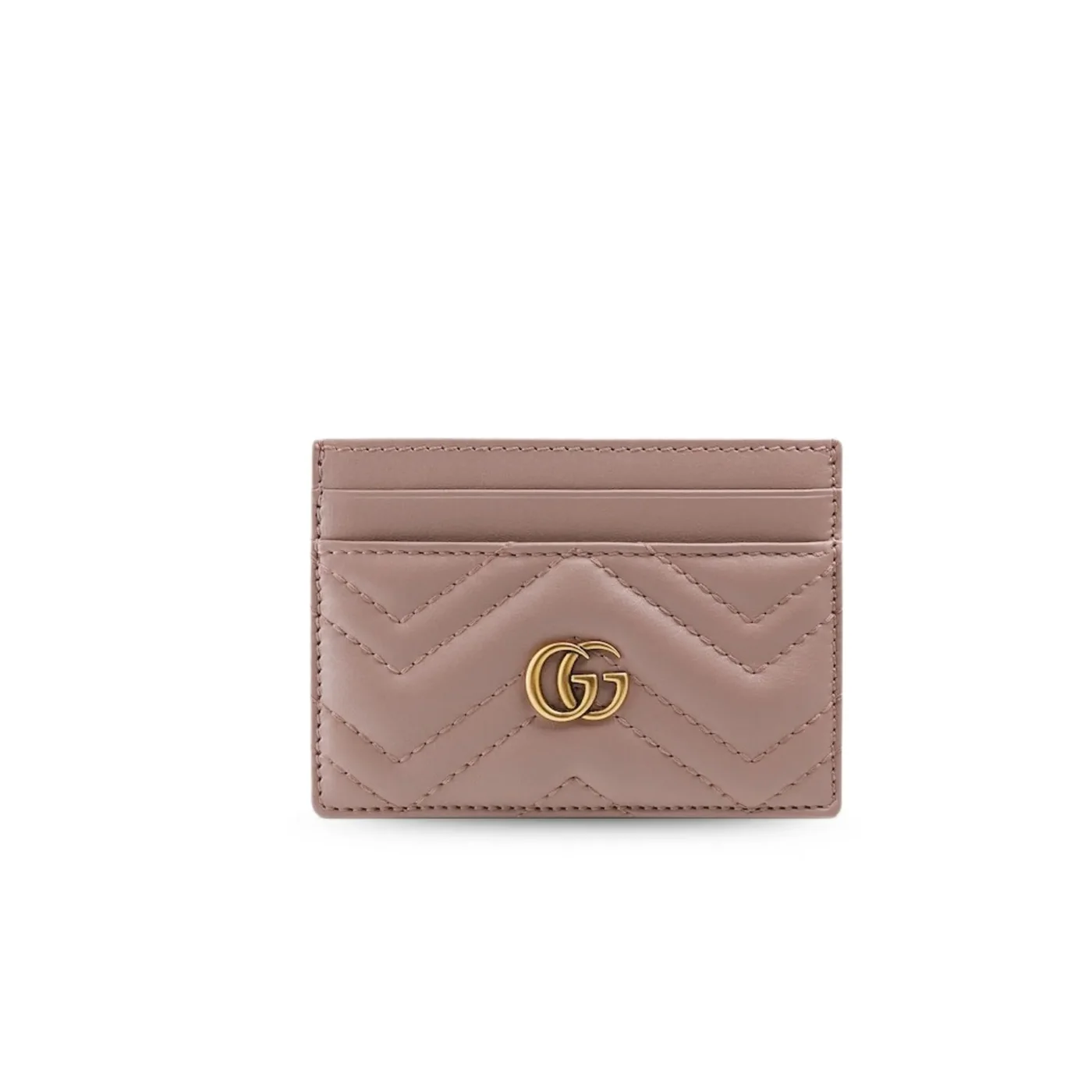 Gucci GG Marmont Card Case Dusty Pink /