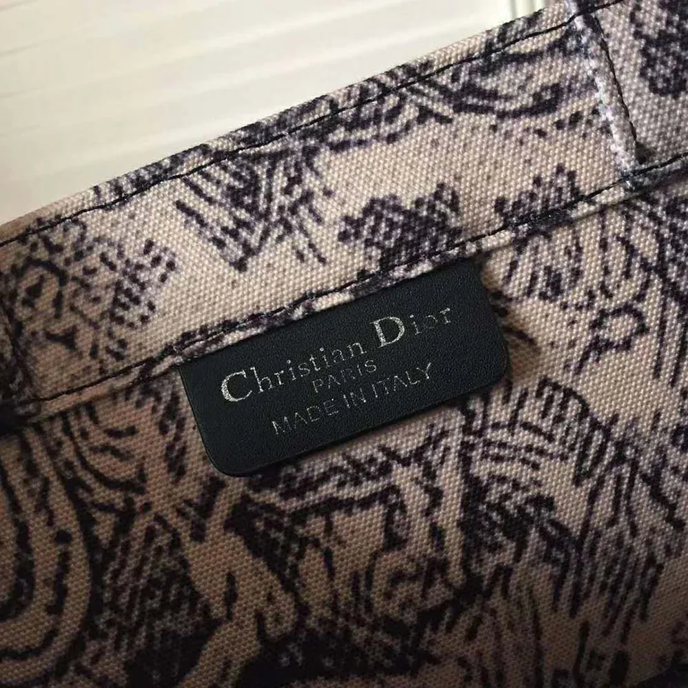 Dior Dior Book Tote Toile De Jouy Bag for Women in Navy