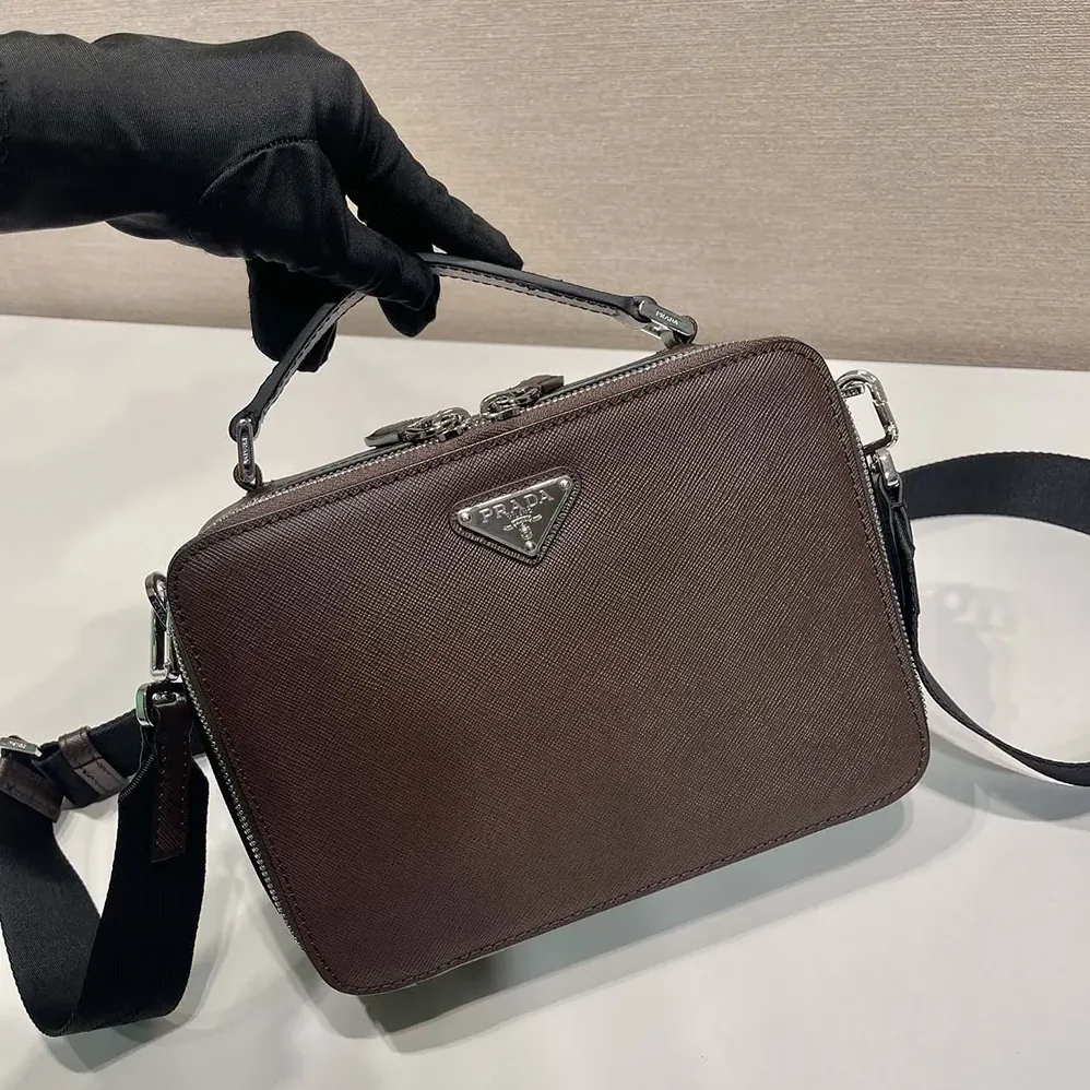 Prada Medium Prada Brique Saffiano Leather Bag for Men Prada Medium Prada Brique Saffiano Leather Bag for Men