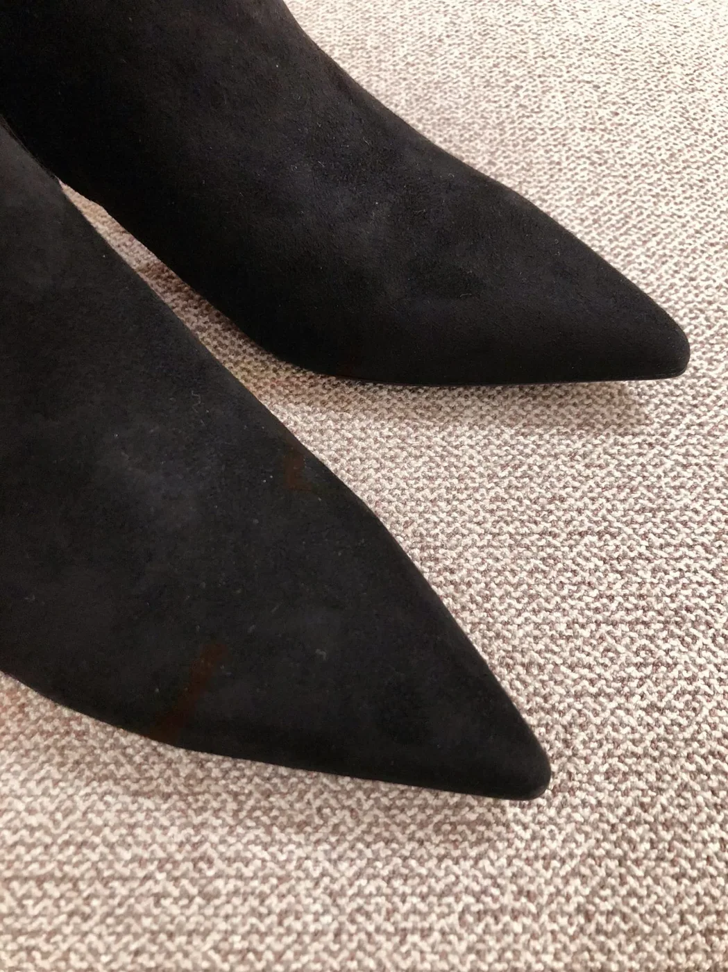 Hermes Blanche Ankle Boots Black /