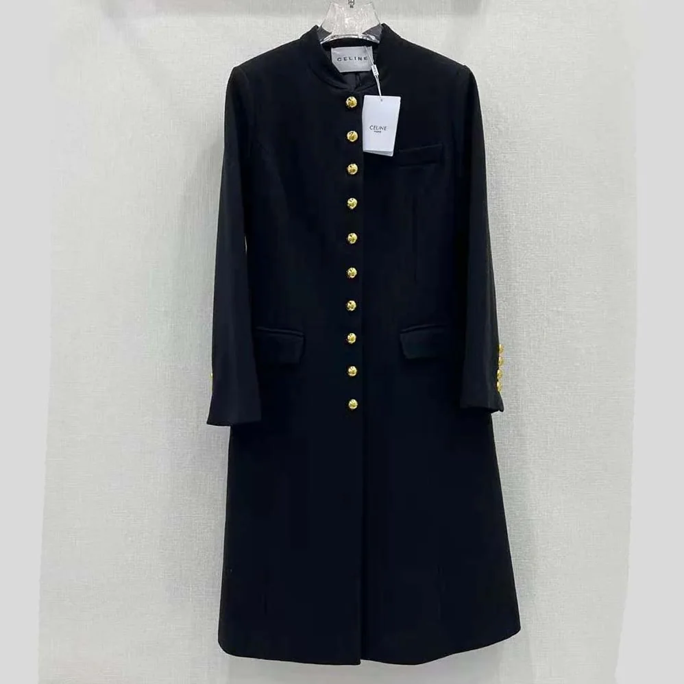Celine Military Coat in Wool Cloth for Women Celine Military Coat in Wool Cloth for Women