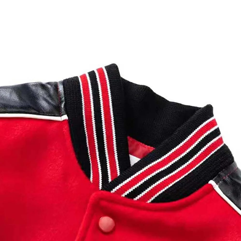 Celine Classic Teddy Jacket in Textured Wool for Women in Red