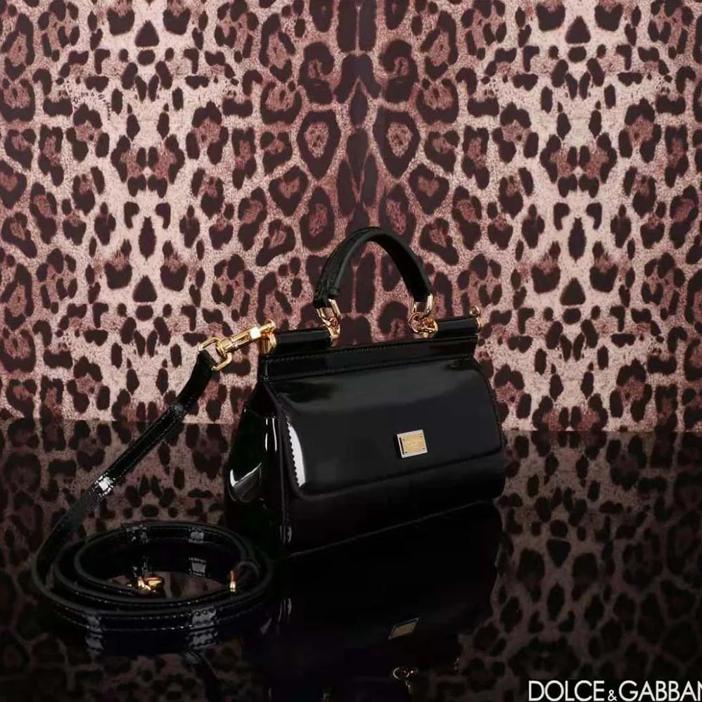 Dolce Gabbana D&G Small Sicily Handbag for Women in Black