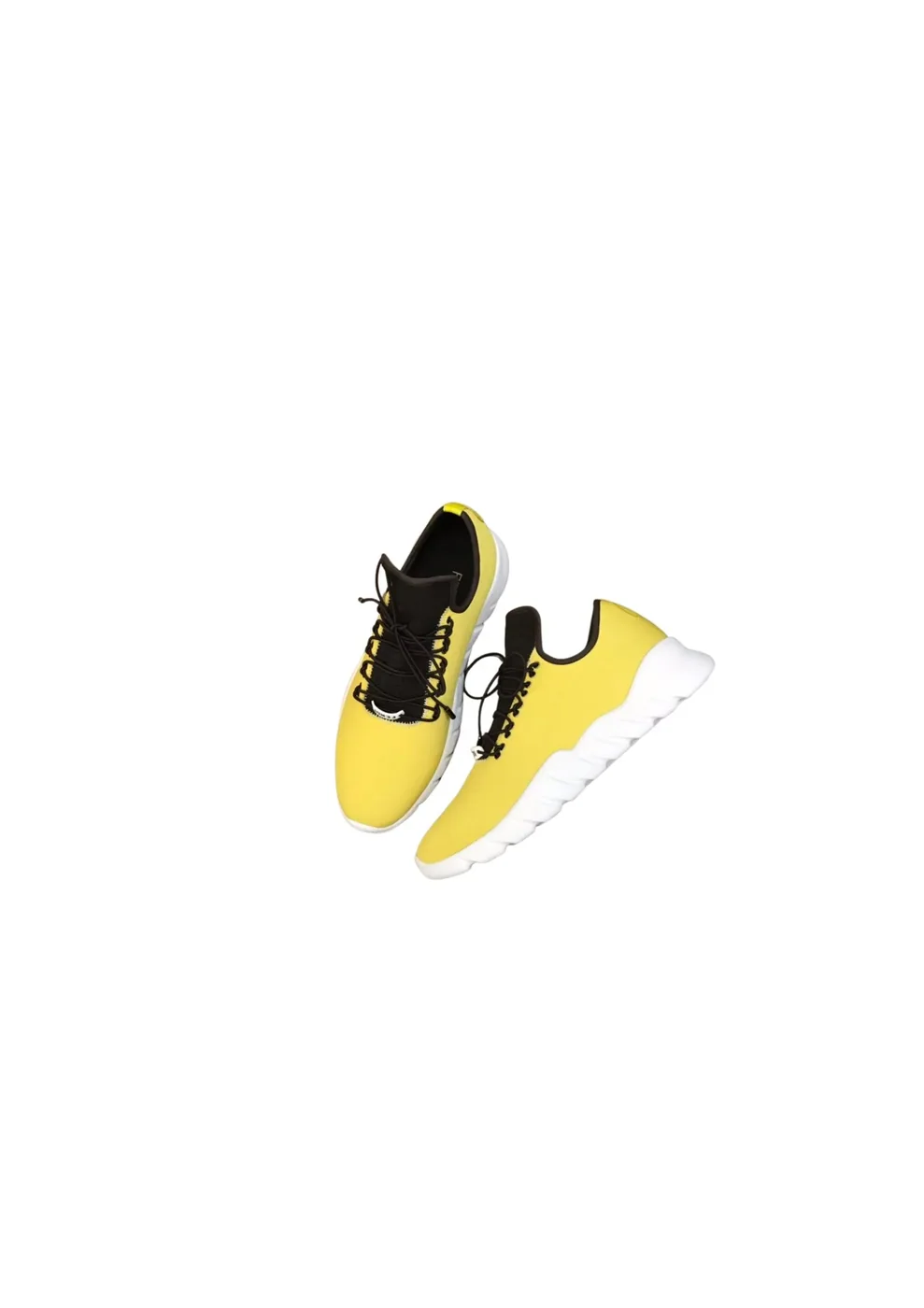 Fendi FD Faster Trainers Yellow Fendi FD Faster Trainers Yellow