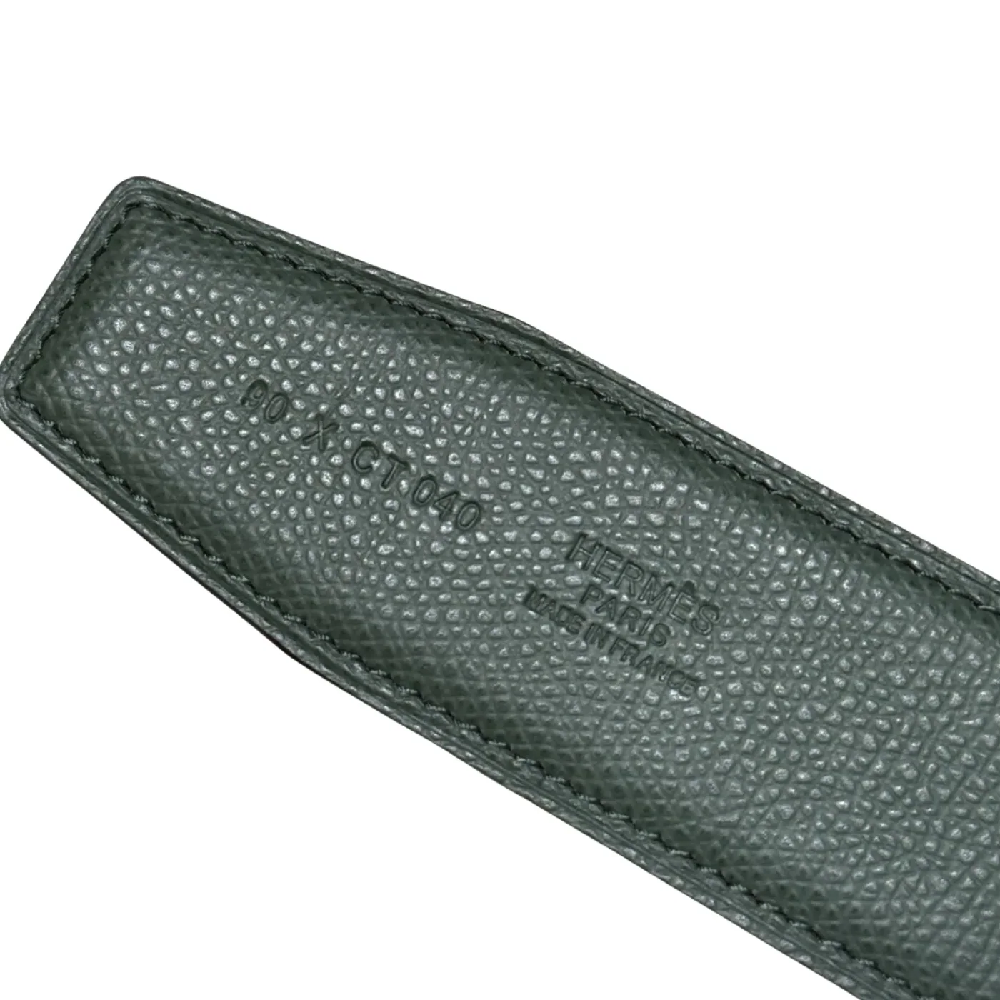 Hermès H-Zip Reversible Belt Black & Green Hermès H-Zip Reversible Belt Black & Green