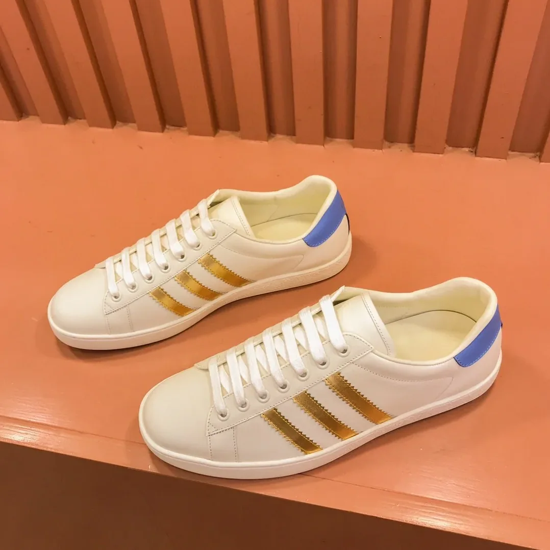 Gucci x Adidas Sneaker White Blue for Men Gucci x Adidas Sneaker White Blue for Men