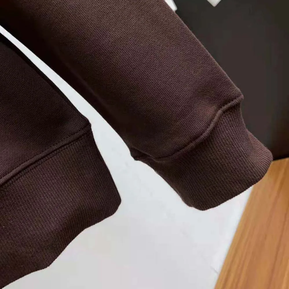 Loewe Anagram Leather Patch Hoodie in Cotton for Men