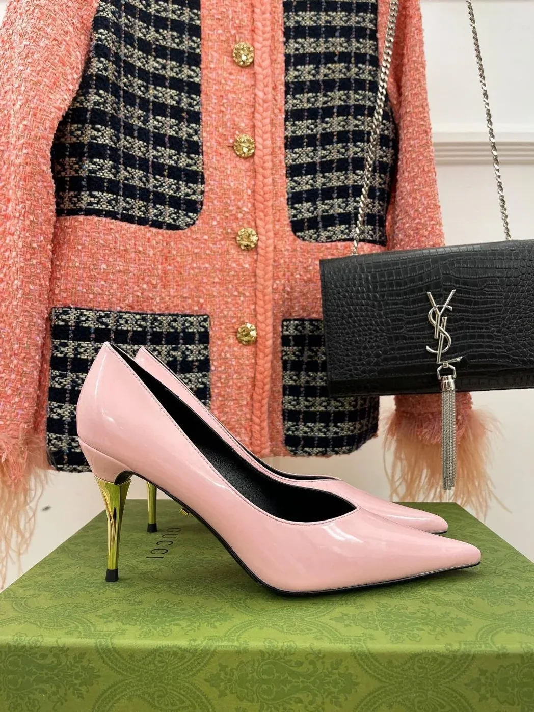 Gucci High in Heel Pump Light Pink Gucci High in Heel Pump Light Pink