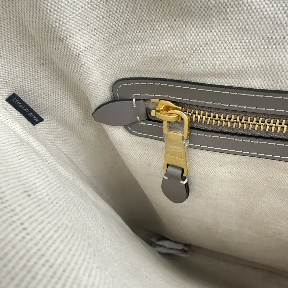 Miu Miu IVY leather bag for Women in Grey
