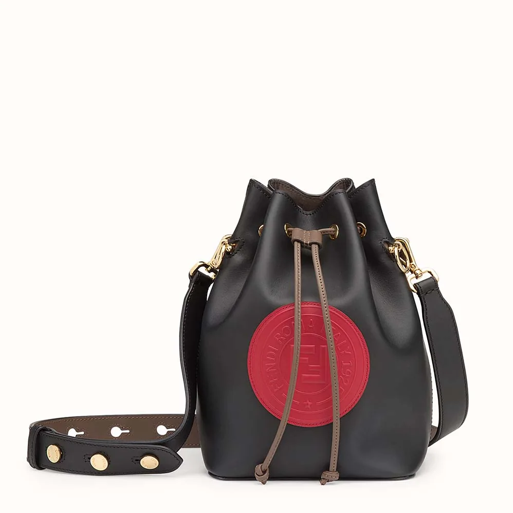 Fendi Mon Tresor Black Leather Bag for Women