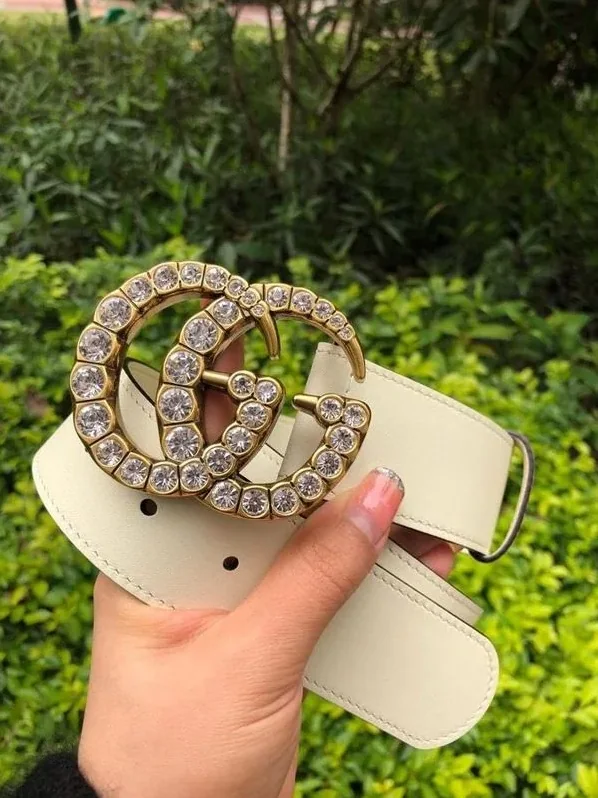 Gucci Belt Beaded Double G White GG, for Women