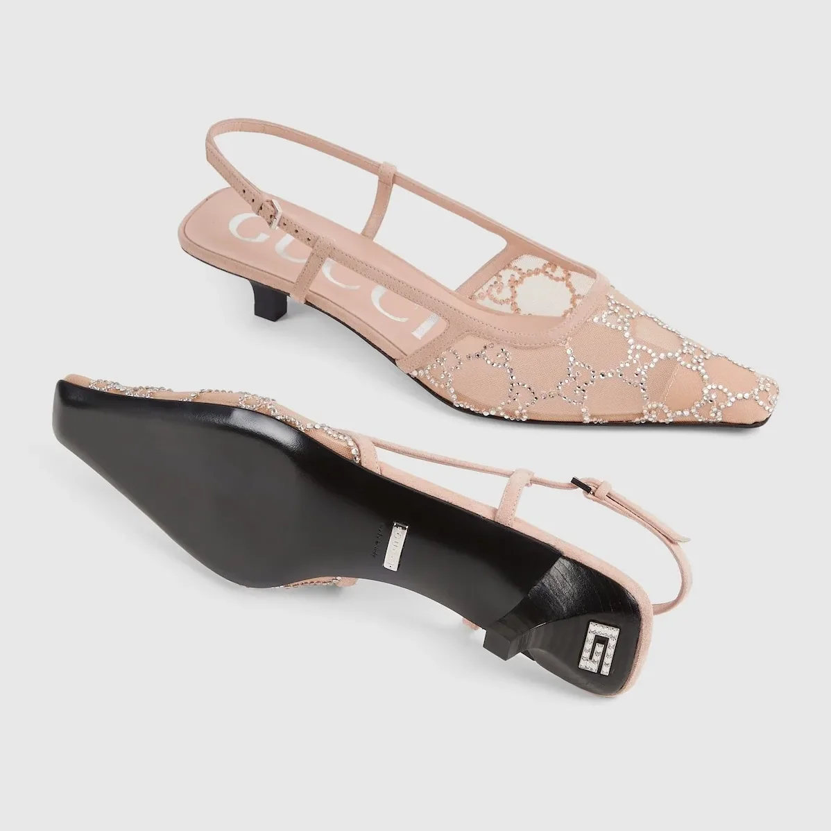 Gucci Slingback Pump Beige Gucci Slingback Pump Beige