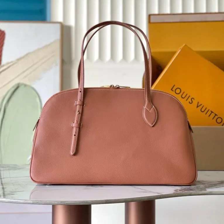 Louis Vuitton Low Key Duffle Tote Cognac /