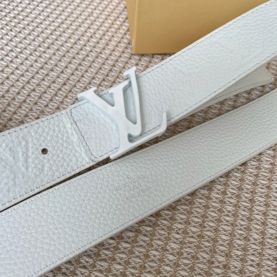 Louis Vuitton Iconic Reversible LV Belt White LV for Women Louis Vuitton Iconic Reversible LV Belt White LV for Women